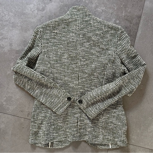 Rag and Bone Slade Boucle Tweed Blazer in Light Green - Picture 9 of 9